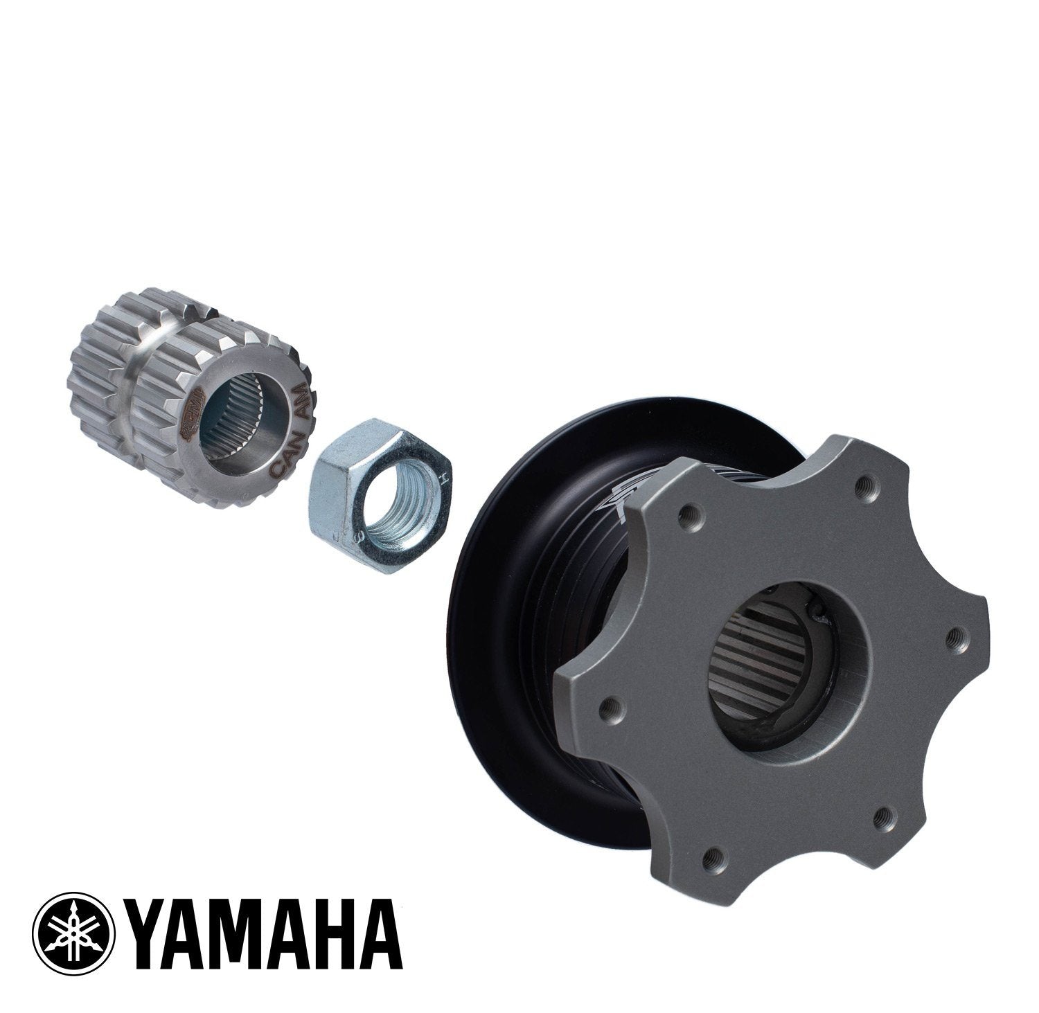 6 bolt aluminium Steering wheel Quick Release adapter-Yamaha MPI parts
