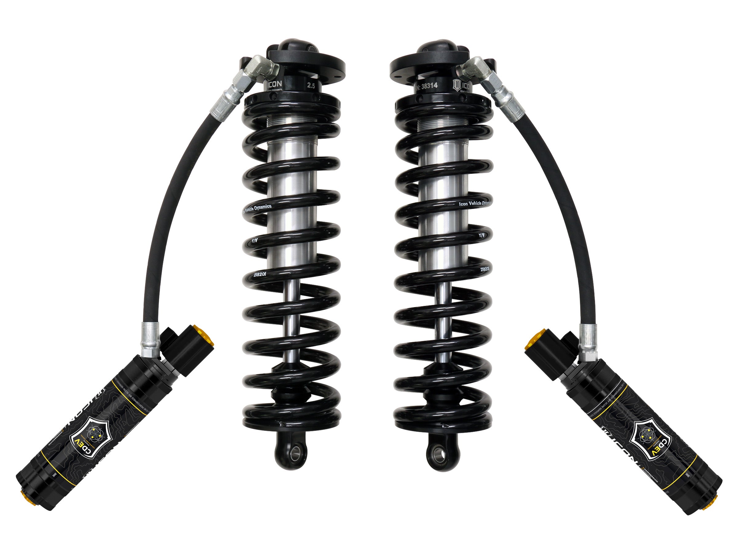 17-22 Ford F250/F350 4WD Icon 2.5 RR CDEV Coilover Conversion Kit (2.5-3" Lift)