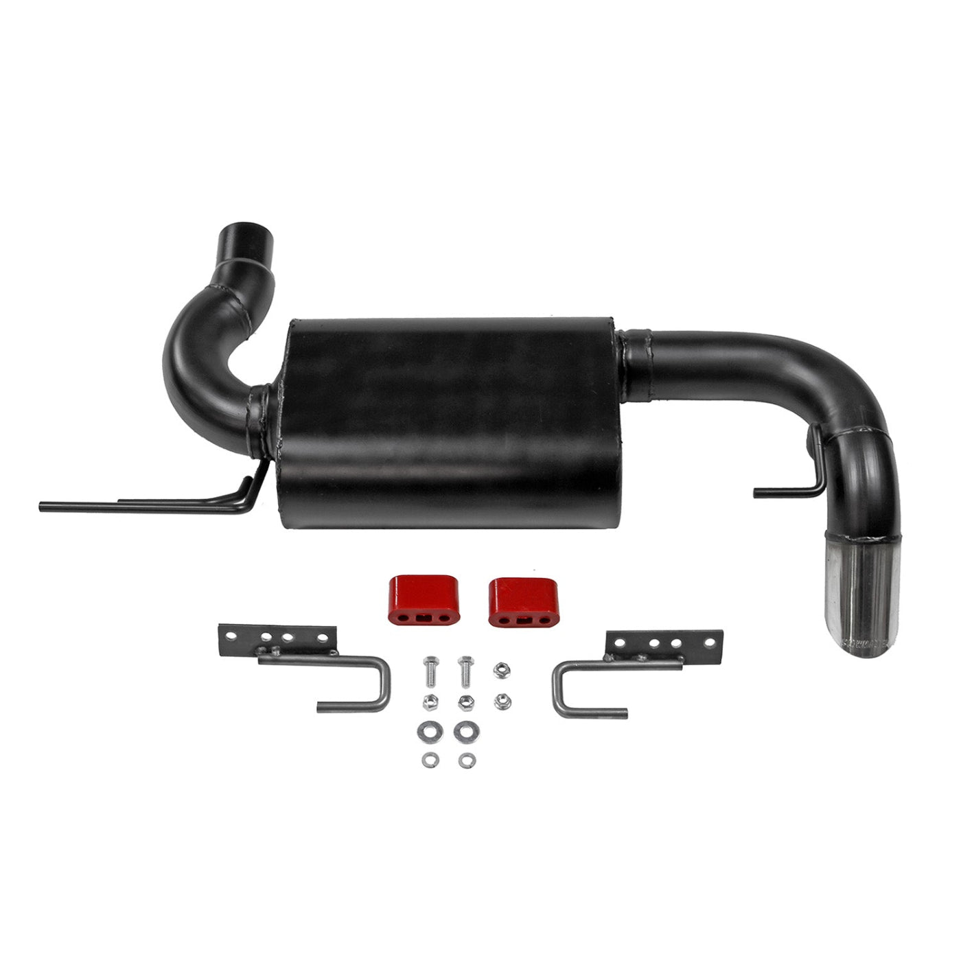 '21-23 Ford Bronco Flowmaster American Thunder Axle-Back Exhaust System Display of Included Parts 
