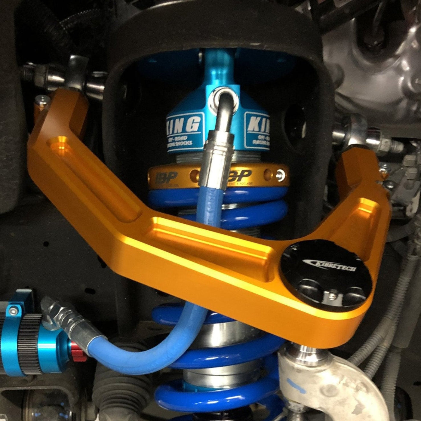 '19-23 Chevy Silverado Kibbetech Billet Aluminum Upper Control Arms close-up