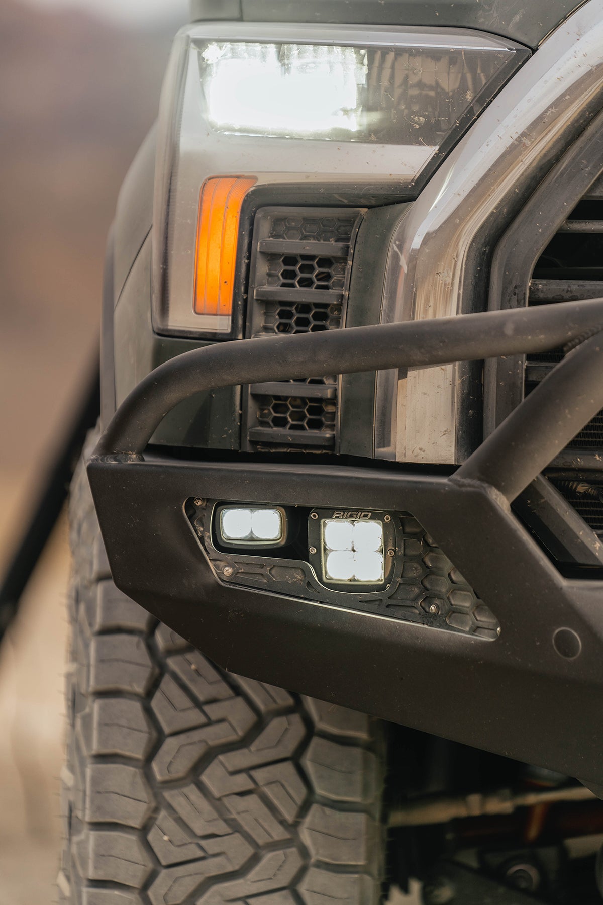 '22-23 Toyota Tundra CBI Off-Road Baja Front Bumper close-up