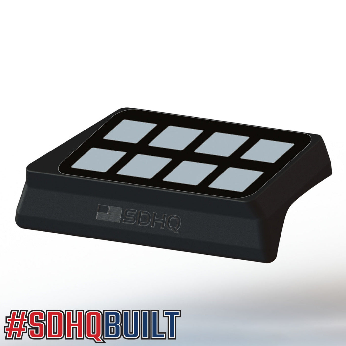 '17-22 Ford F250/350 SDHQ Built Switch Pros SP-9100 Flow Through Center Console Keypad Mount design