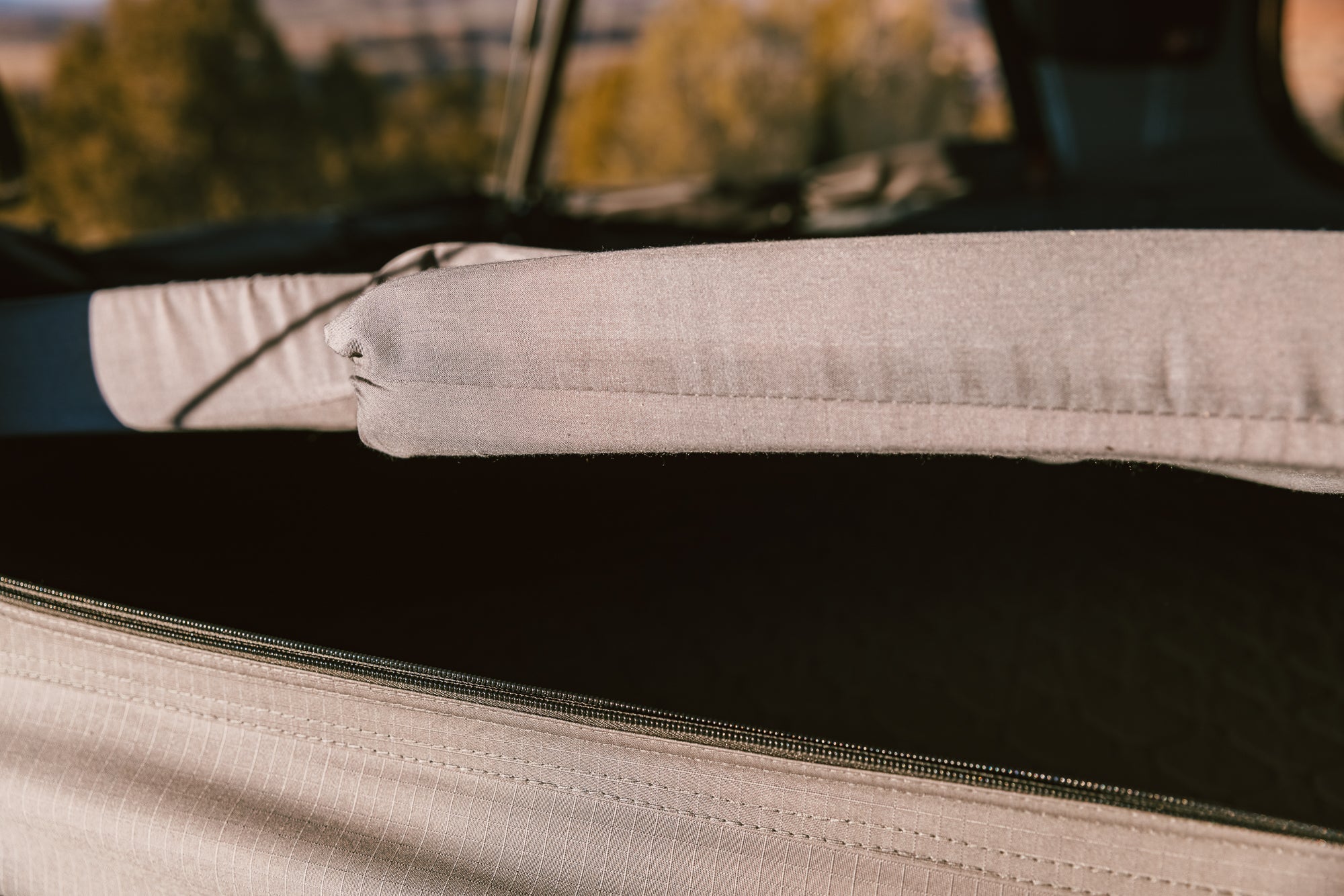 The Rambler Hardshell Rooftop Tent Roam Adventure Co. close-up