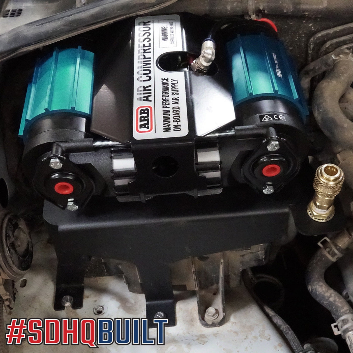 '08-21 Lexus LX570 SDHQ Built ARB Air Compressor Mount installed 