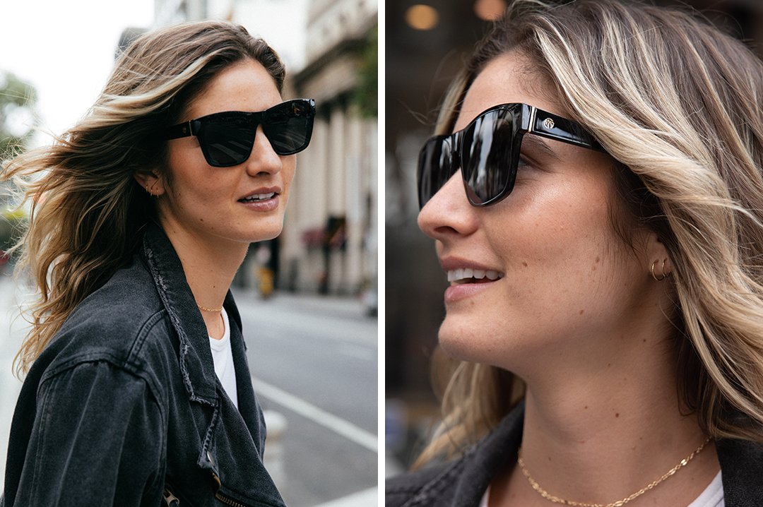 Heatwave Black Marylin Women's Sunglasses display
