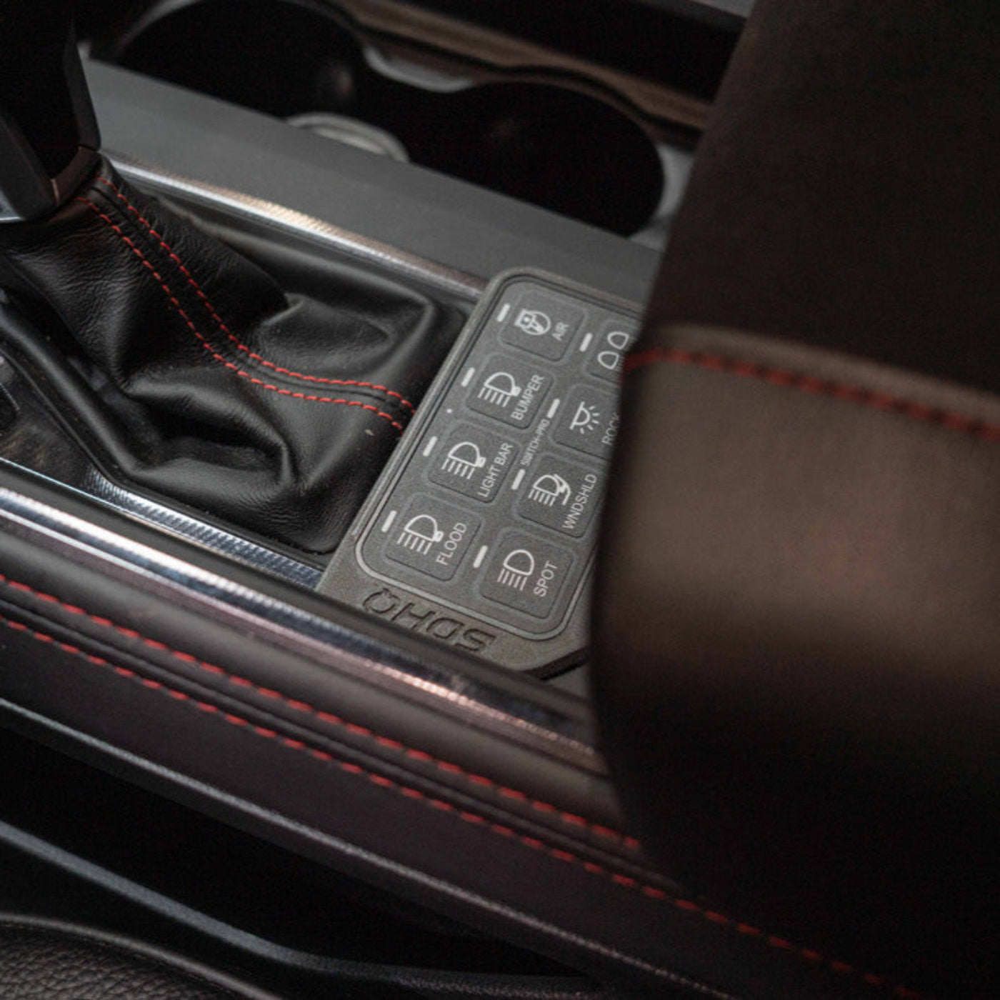 21-24 Ram 1500 TRX SDHQ Built Billet Switch-Pros SP-9100 Keypad Mount installed 