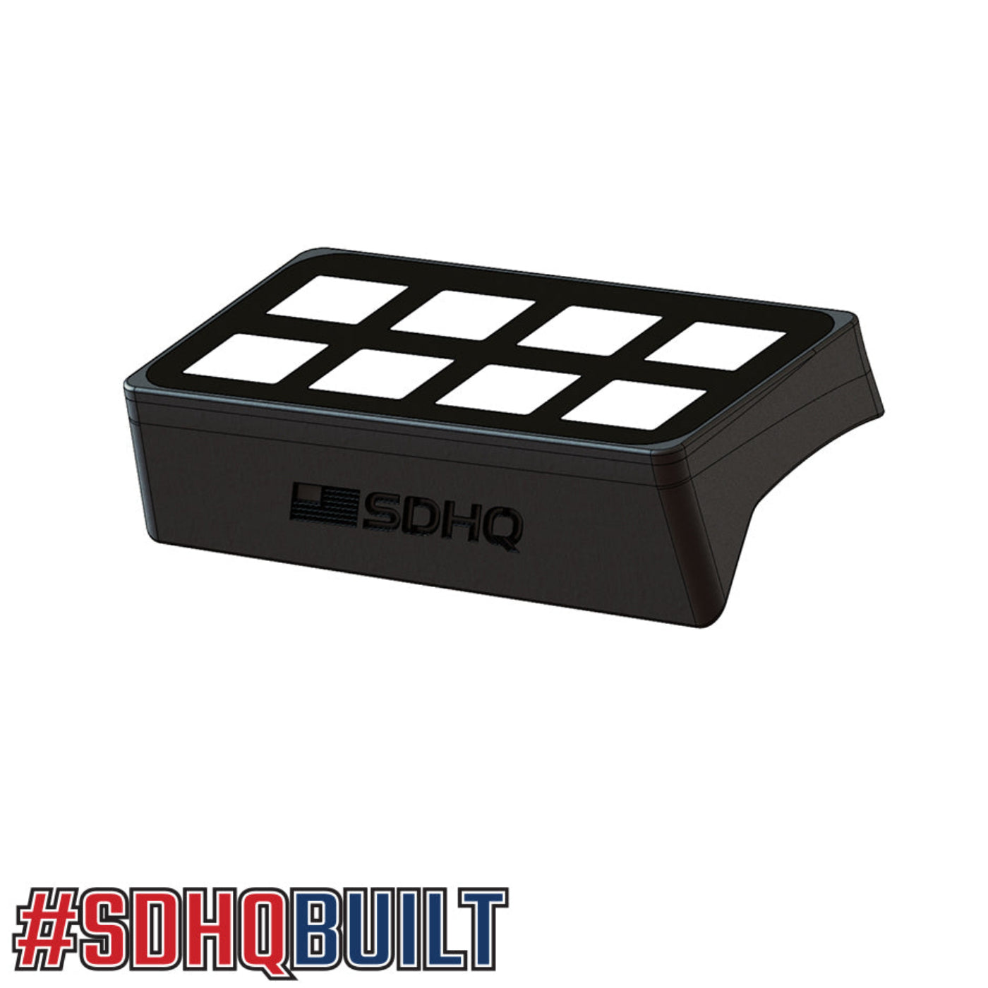 '21-24 Ford Raptor SDHQ Built Switch-Pros SP-9100 Flow Through Center Console Keypad Mount design