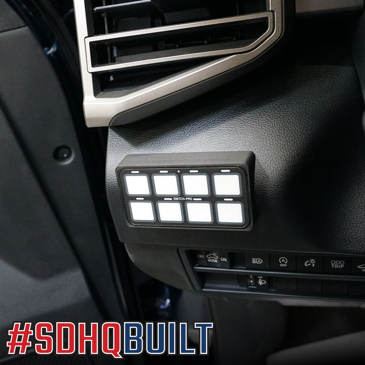 '22-Current Toyota Tundra SDHQ Built Switch-Pros SP-9100 Keypad Mount