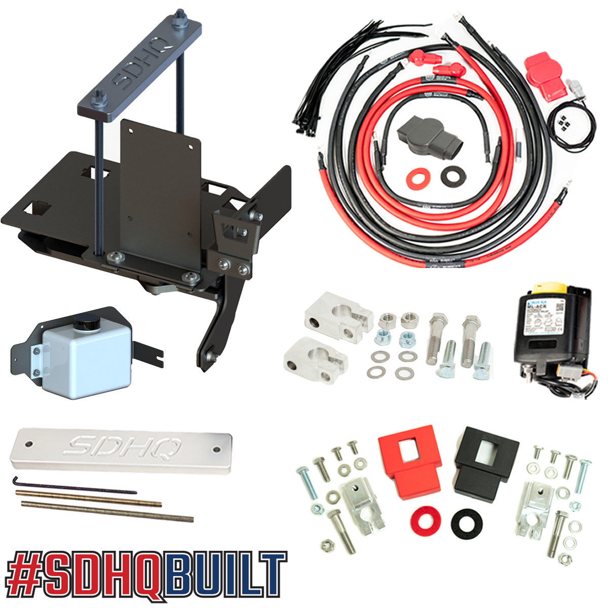 '07-21 Toyota Tundra SDHQ Built Complete Dual Battery Kit parts