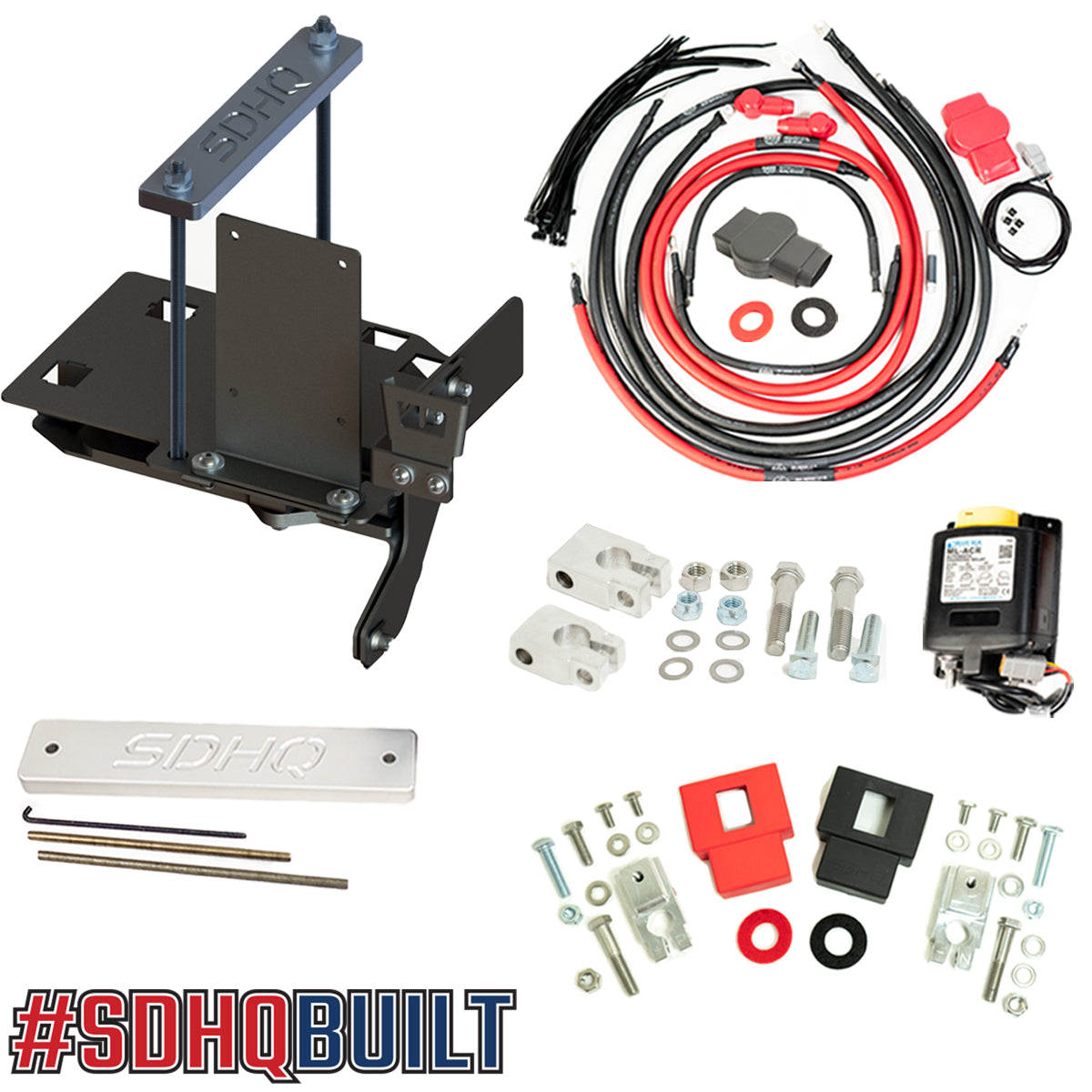 '07-21 Toyota Tundra SDHQ Built Complete Dual Battery Kit parts