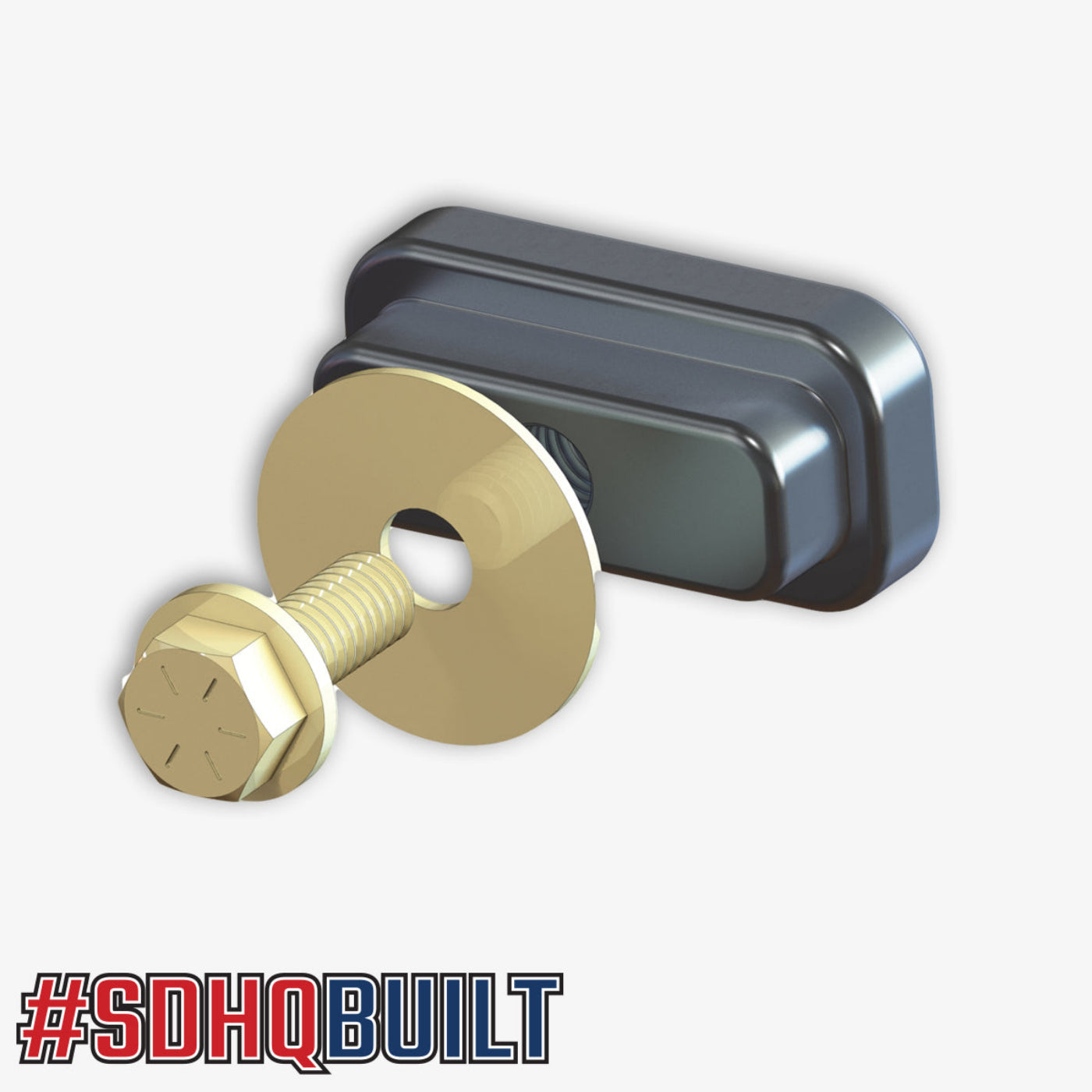 SDHQ Built Billet Bed Rail Accessory Adapter Kit design