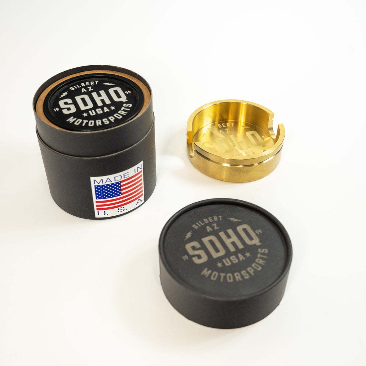 SDHQ Built Coaster Kit w/ Machined Brass Coaster Holder