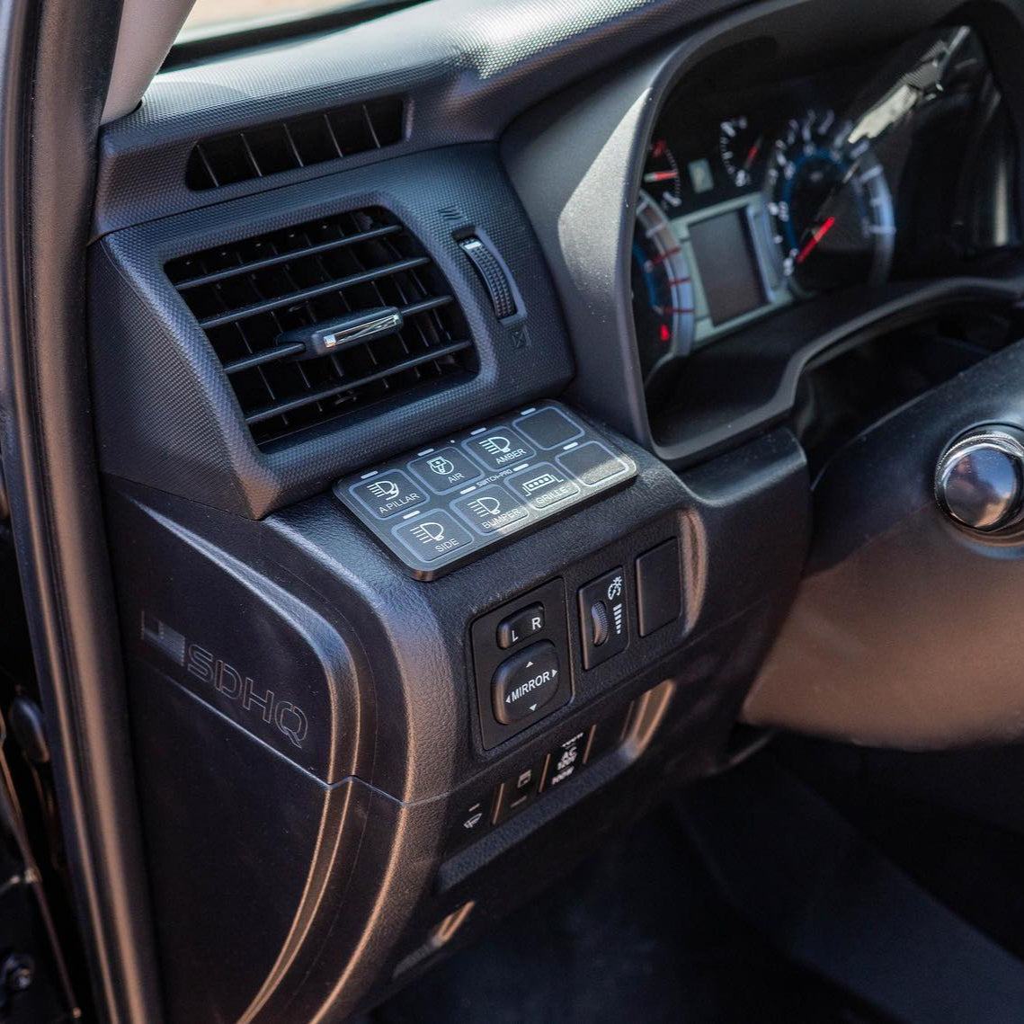 '10-23 Toyota 4Runner SDHQ Built Switch-Pros Keypad Mount Lighting SDHQ Off Road
