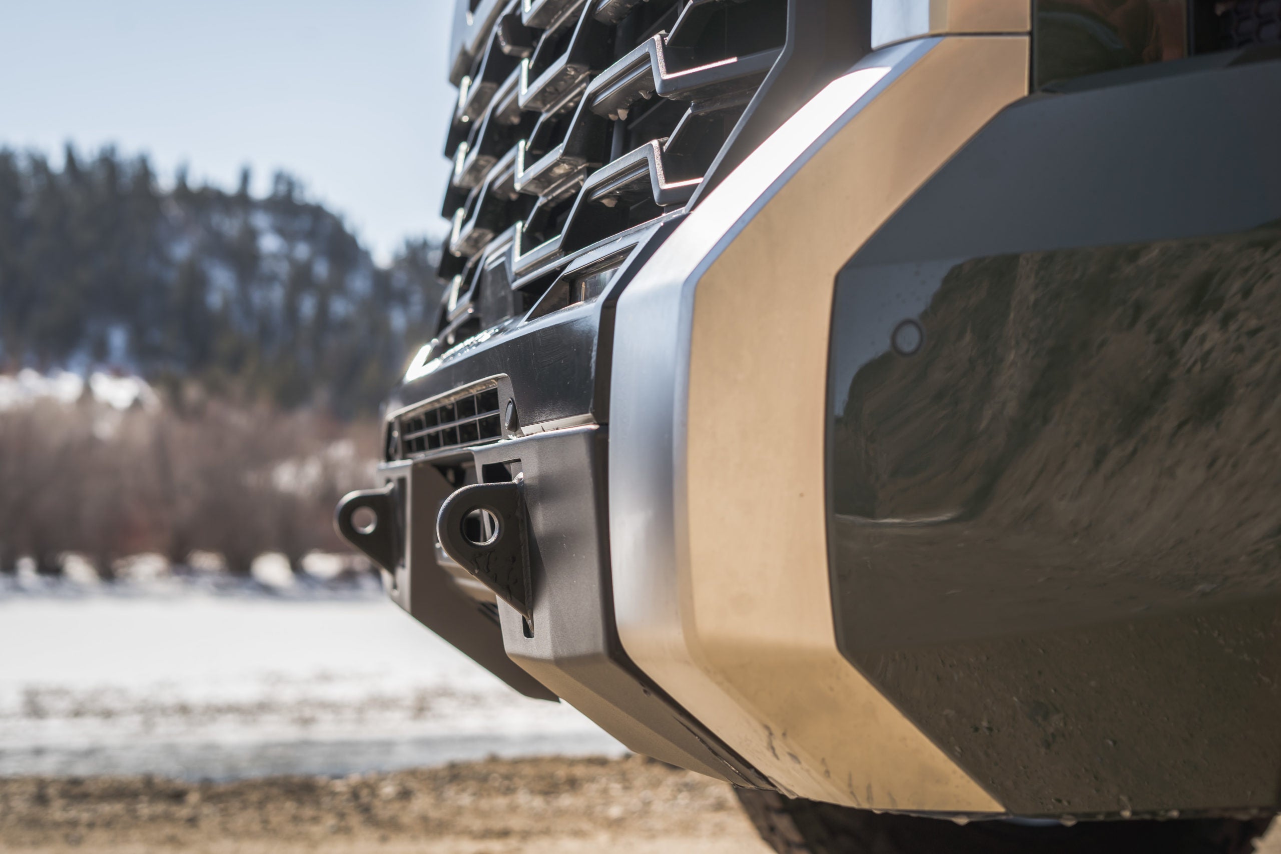 '22-23 Toyota Tundra CBI Off-Road Covert Series Front Bumper close-up