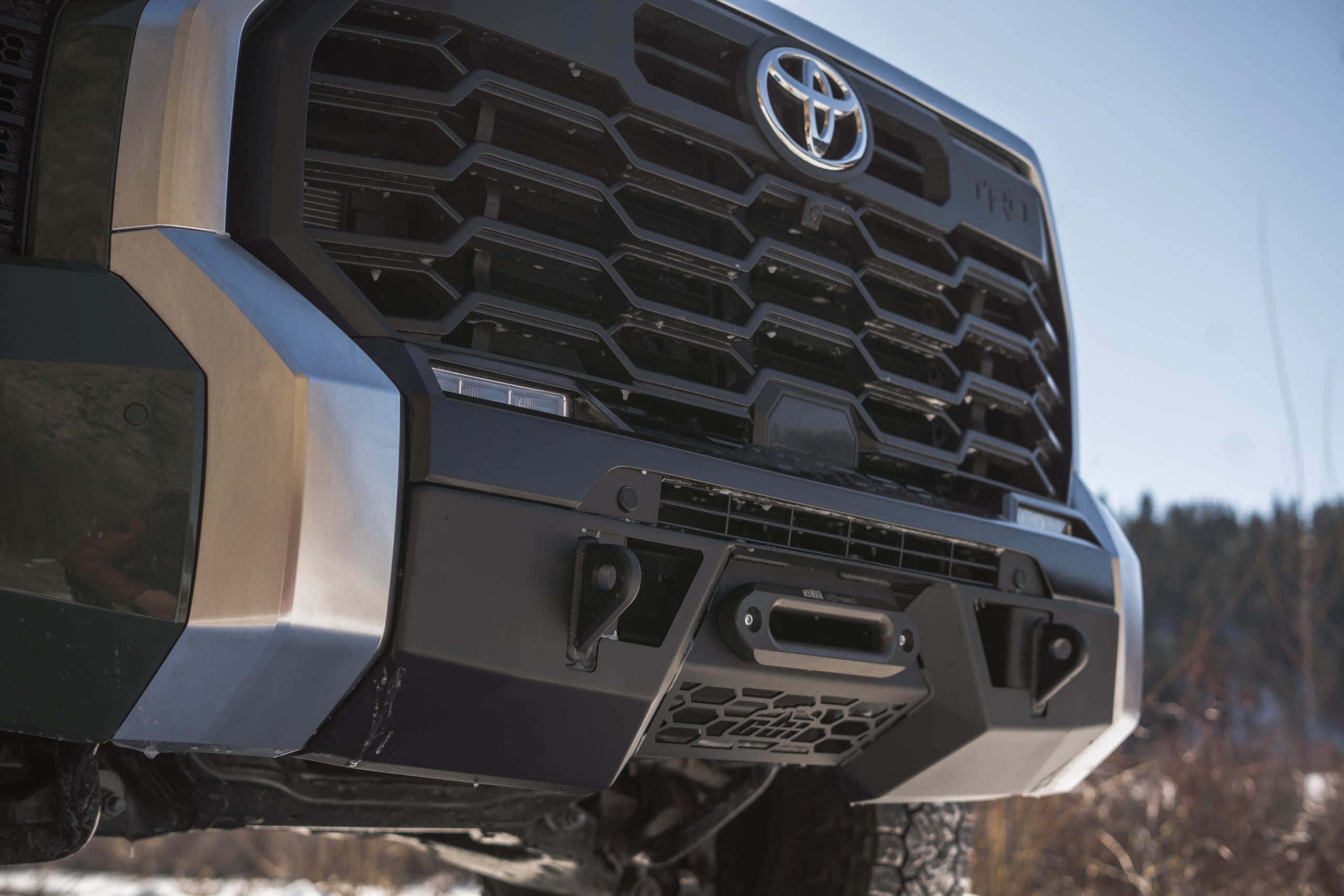 '22-23 Toyota Tundra CBI Off-Road Covert Series Front Bumper close-up