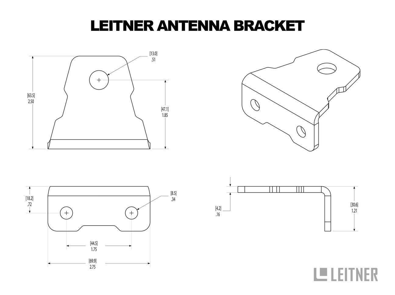 Antenna Bracket Bed Accessories Leitner Designs design