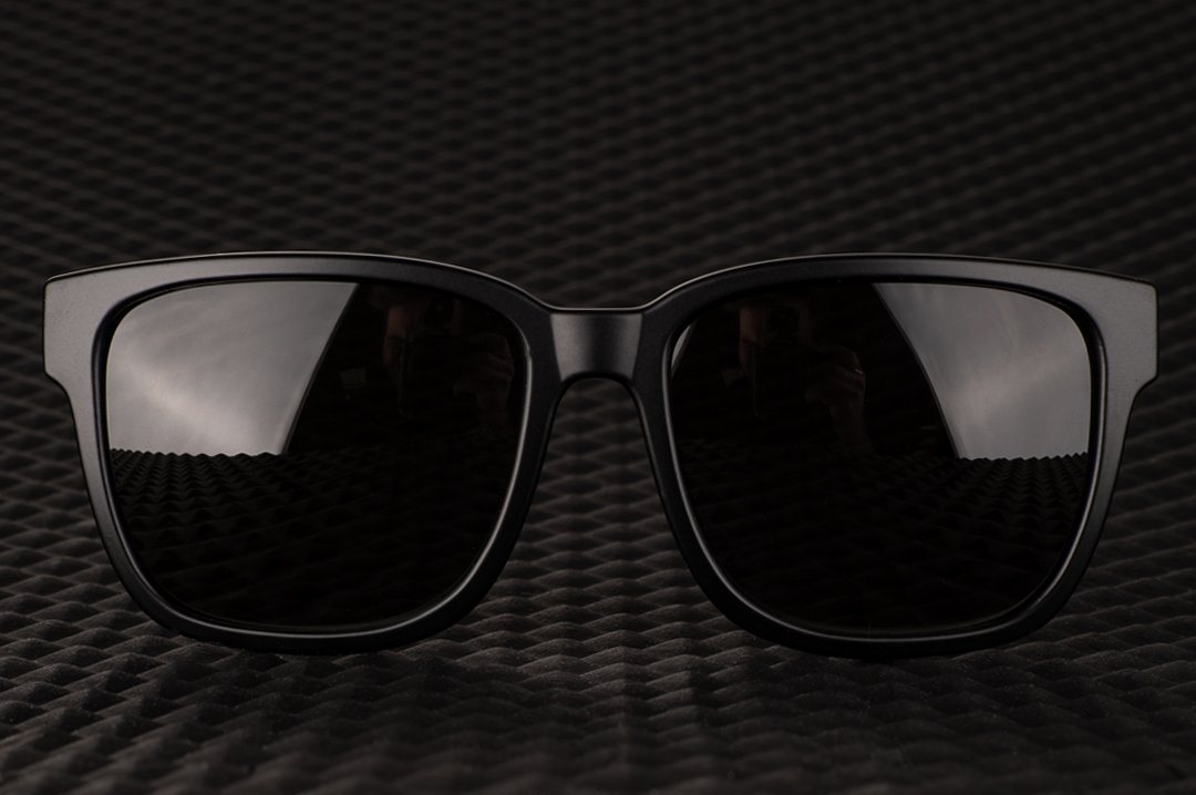Apollo Series Black Frame Sunglasses Sunglasses Heatwave  (front view)