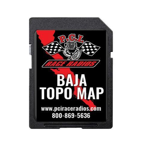 Baja Topo Software V3 GPS Mapping PCI Radios display