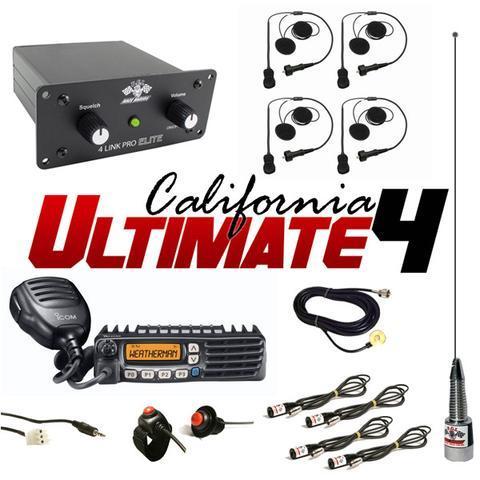 California Ultimate Communications PCI Radios 4 Seats Standard parts