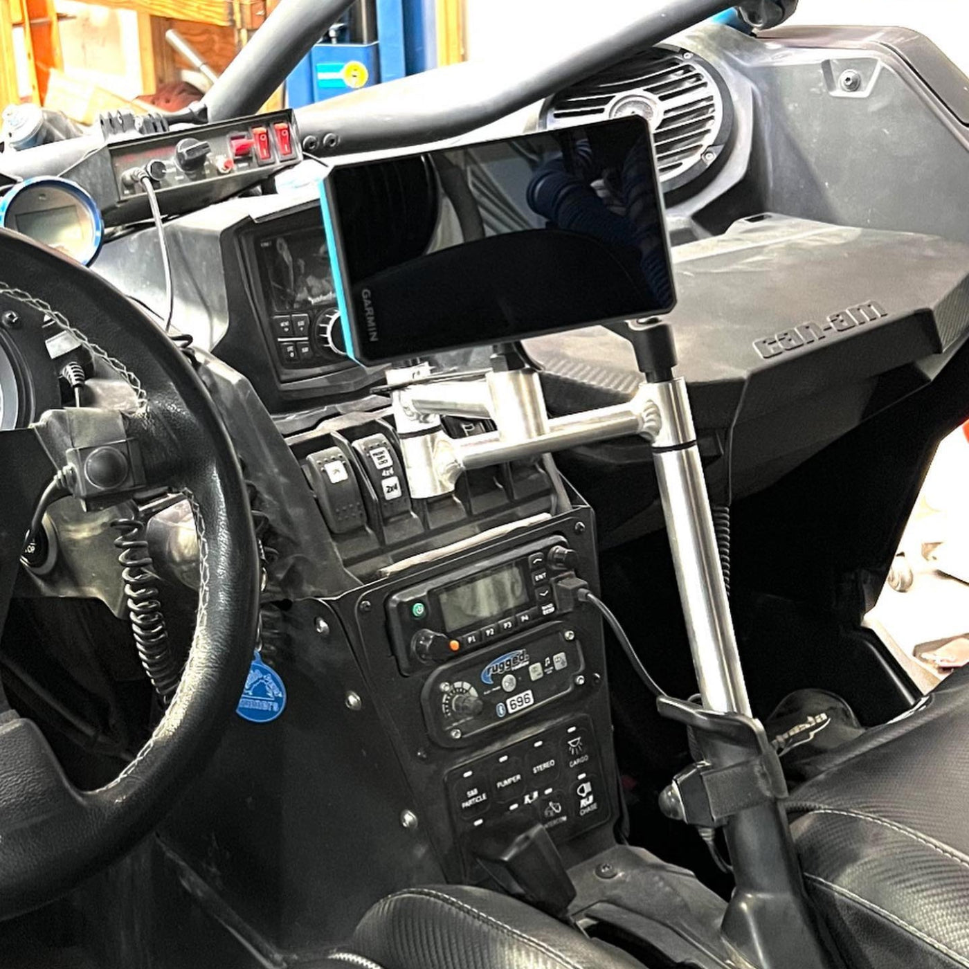 Can-Am X3 Mount Race System Metal Head Fabrication display