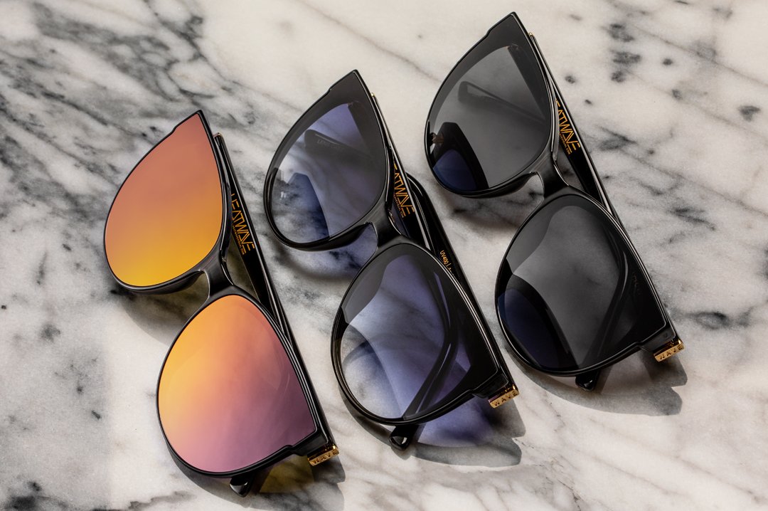 Heatwave Black Carat Women's Sunglasses display
