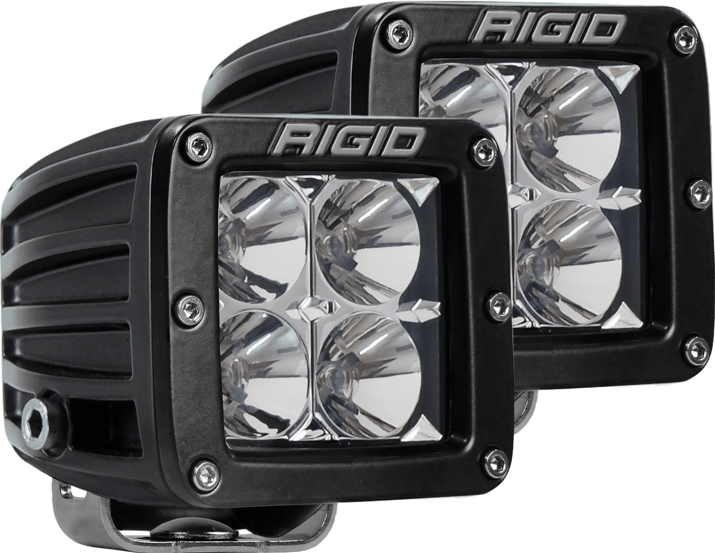 D-Series PRO Pod LED Light-Pair Lighting Rigid Industries Surface Mount Black Flood