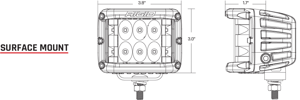 D-SS Pro Series Pod LED Light Lighting Rigid Industries design