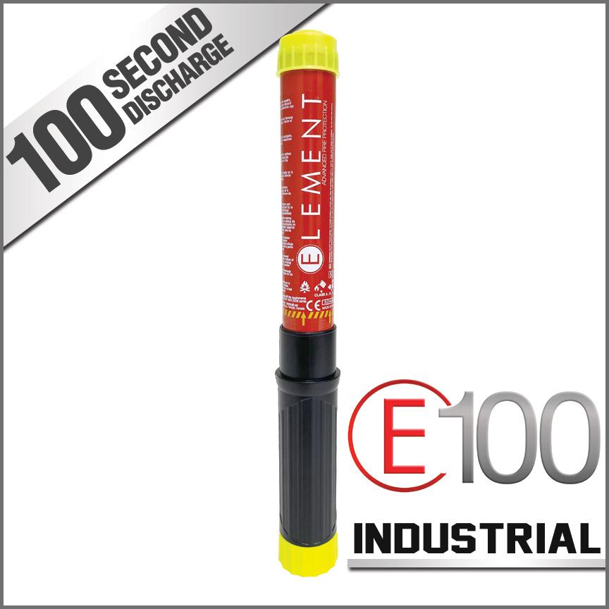 Element Fire E100 Industrial Portable Fire Extinguisher Element display