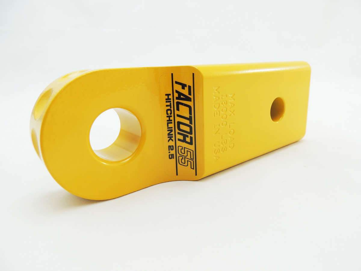 HitchLink 2.5 Recovery Accessories Factor 55 Yellow 