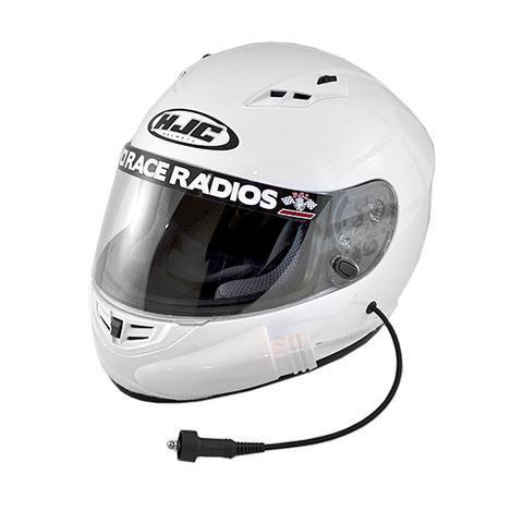 HJC CS-R3 Playcar Helmet PCI Radios Wired only XSmall White display