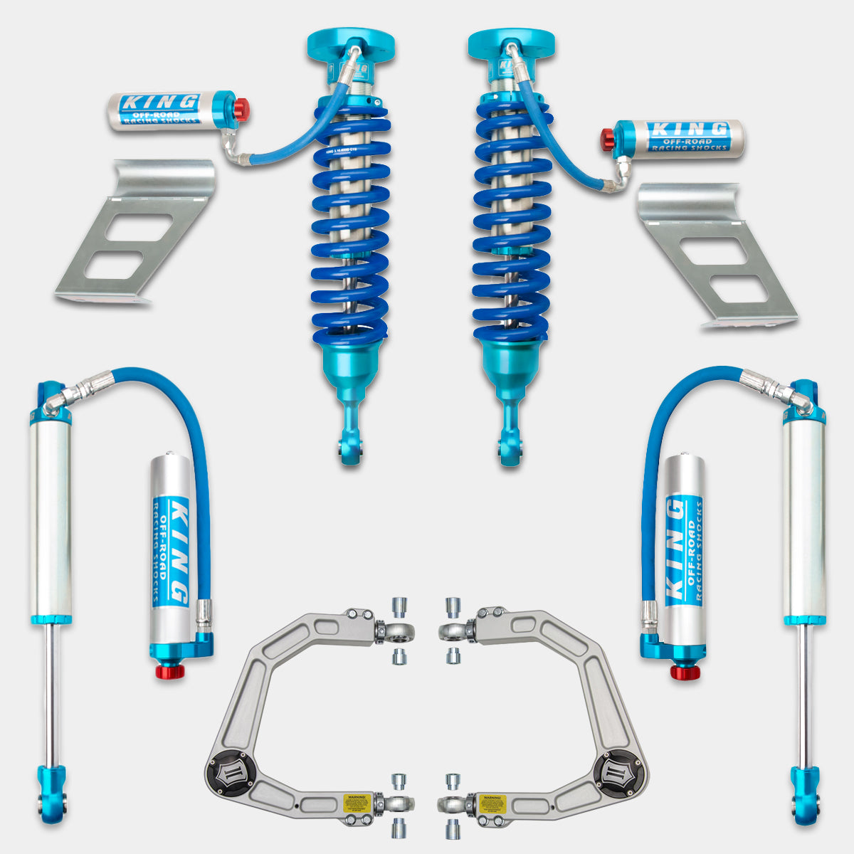 '08-Current Toyota Sequoia King 2.5 RR EXT Travel Coilovers & Rear Shocks w/ Adjusters