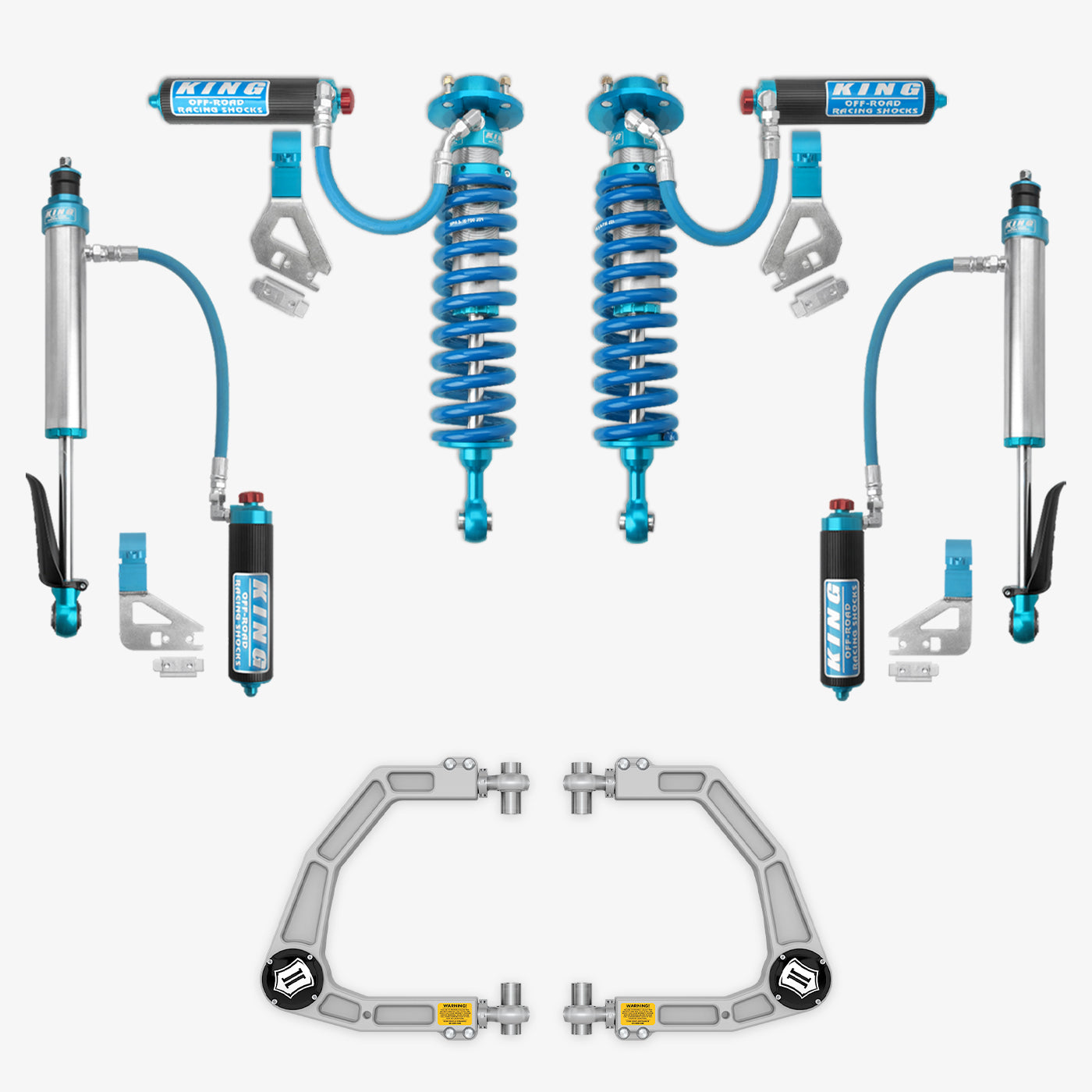 '22-23 Toyota Tundra King 2.5 RR Coilovers & Rear Shocks w/ Upper Arms & Trailing Arm Combo Kit