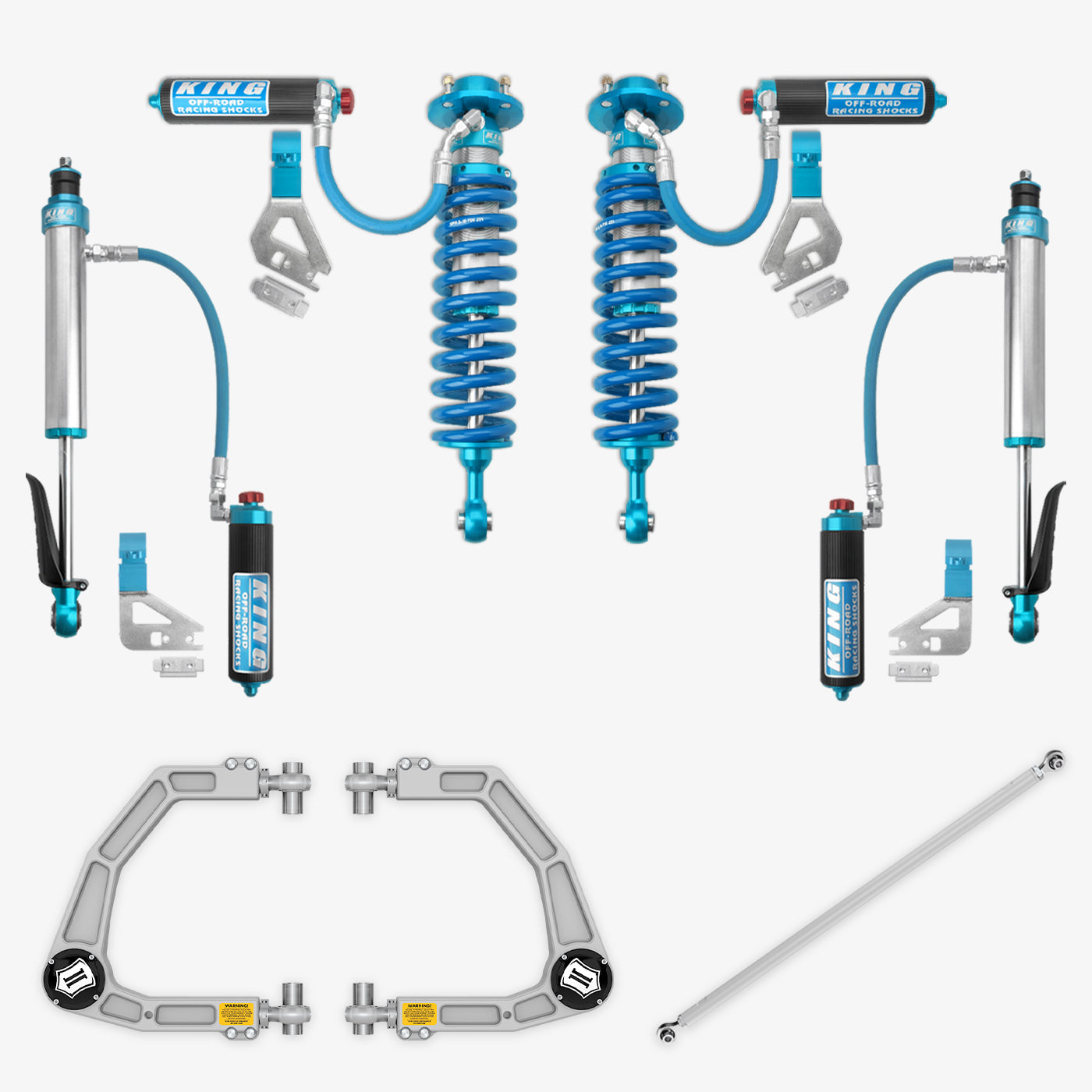 '22-23 Toyota Tundra King 2.5 RR Coilovers & Rear Shocks w/ Upper Arms & Trailing Arm Combo Kit