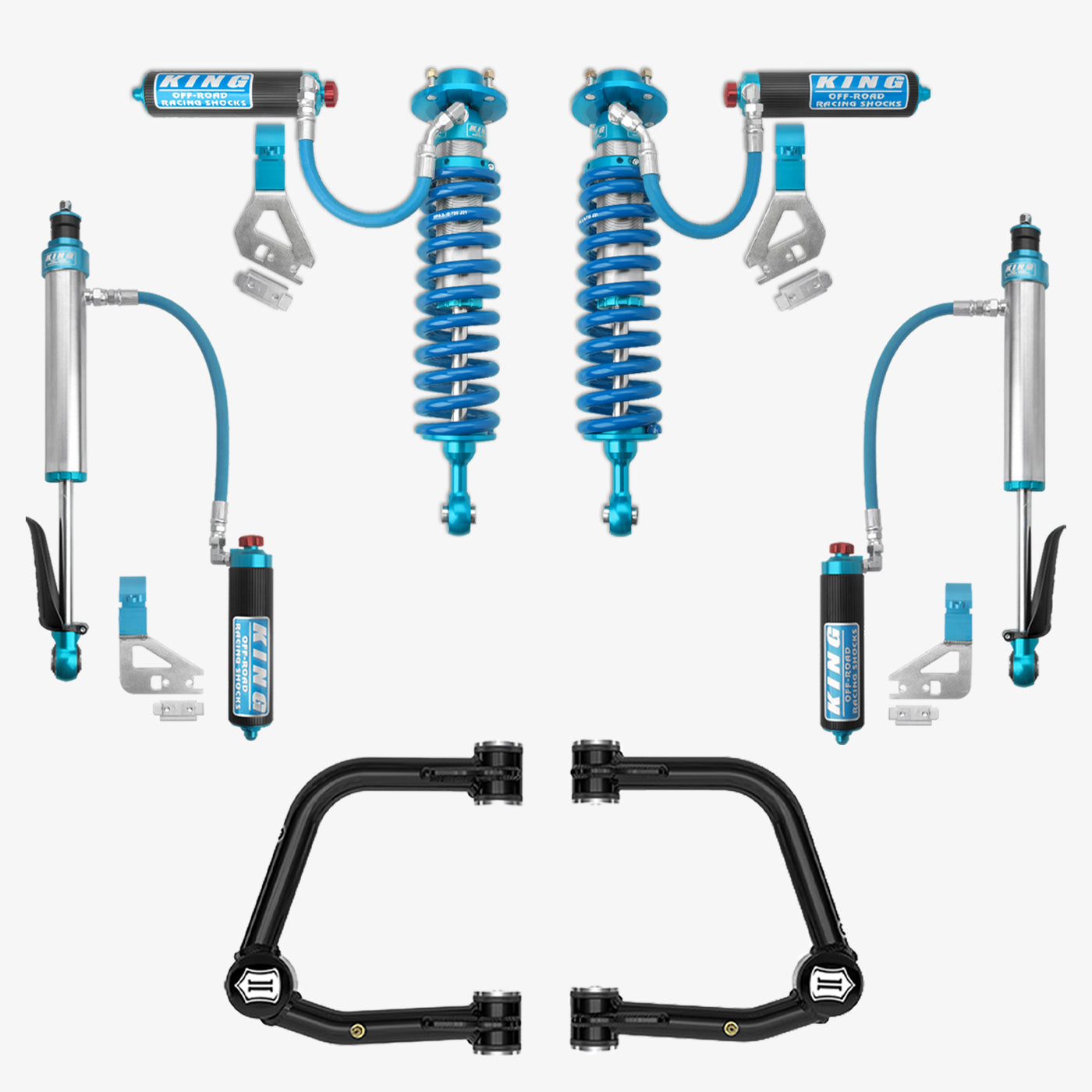 '22-23 Toyota Tundra King 2.5 RR Coilovers & Rear Shocks w/ Upper Arms & Trailing Arm Combo Kit