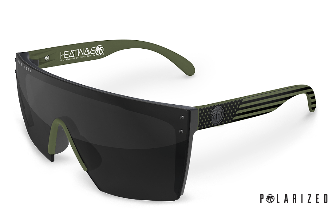 Lazer Face Series Stars & Stripes ODCOM Polarized Sunglasses Sunglasses Heatwave