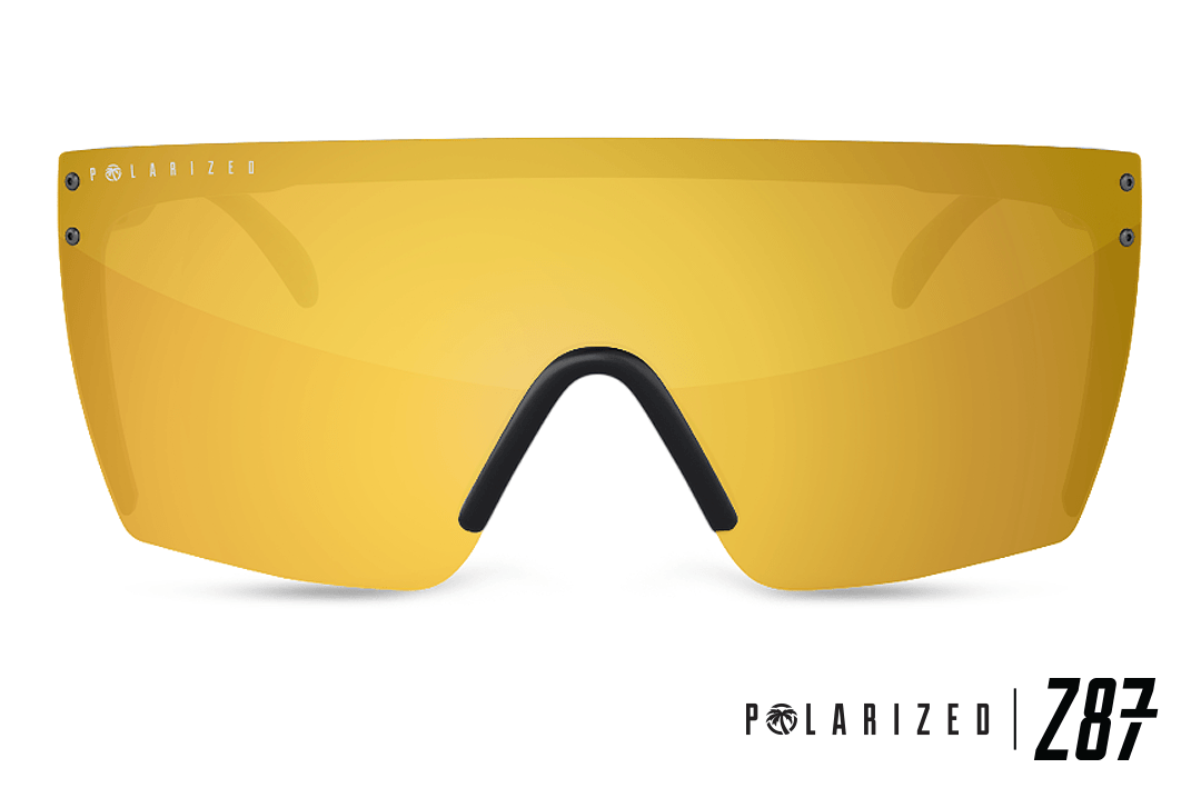 Lazer Face Series Z.87 Gold Rush Sunglasses-Polarized Sunglasses Heatwave 