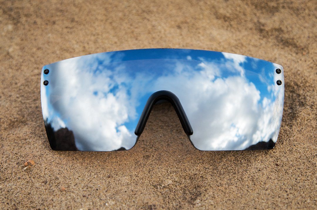 Lazer Face Series Z.87 Silver Mirror Sunglasses Sunglasses Heatwave  display