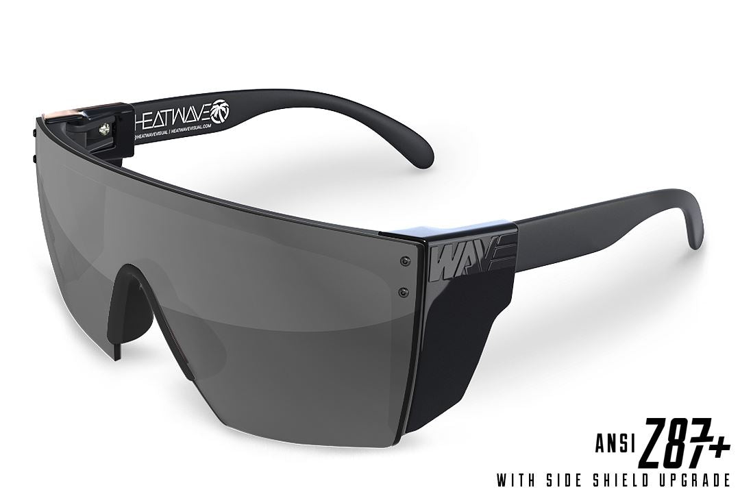 Lazer Face Series Z.87 Silver Mirror Sunglasses Sunglasses Heatwave Yes Black Side Shields 