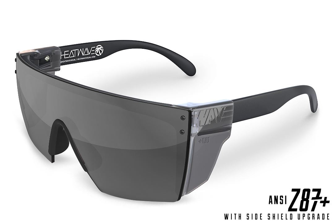 Lazer Face Series Z.87 Silver Mirror Sunglasses Sunglasses Heatwave Yes Smoke Side Shields 
