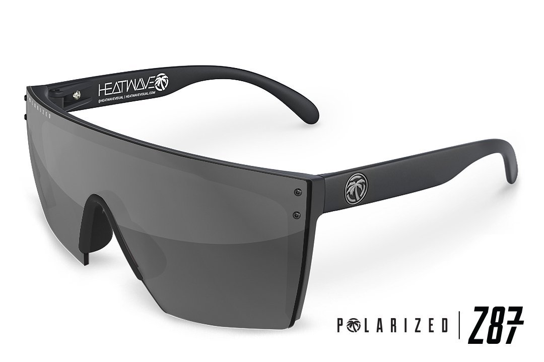 Lazer Face Series Z.87 Silver Sunglasses-Polarized Sunglasses Heatwave 