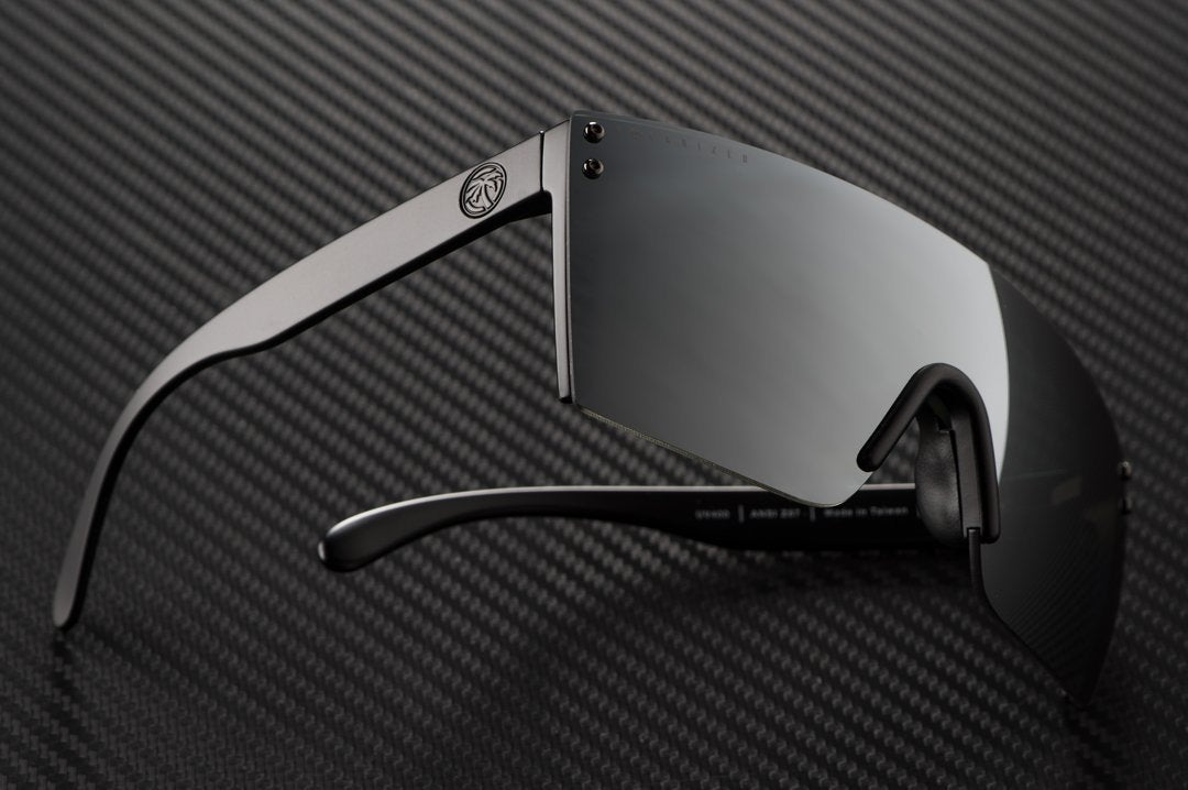 Lazer Face Series Z.87 Silver Sunglasses-Polarized Sunglasses Heatwave display