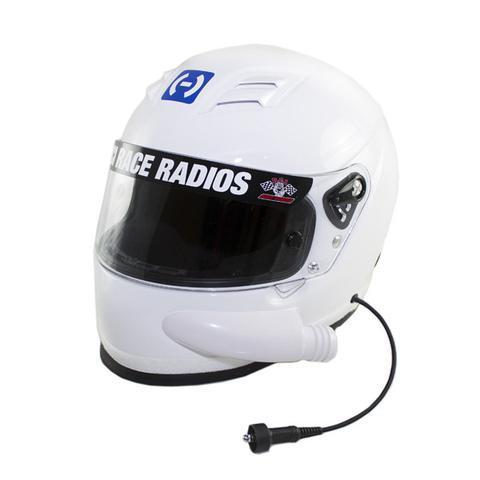 PCI HJC AR-10 III RaceAir SA2015 Helmets PCI Radios White XSmall 