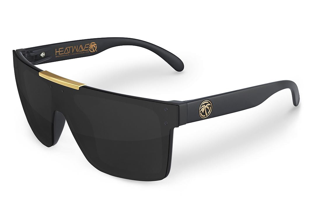 Quatro Series Black/Gold Sunglasses Sunglasses Heatwave 