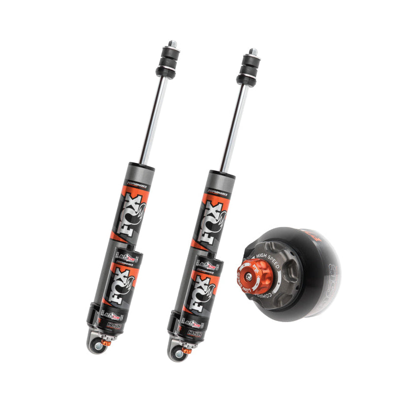 '14-22 Ram 2500 Fox Performance Elite Series 2.5 PB Rear Shocks Display of Included Parts 