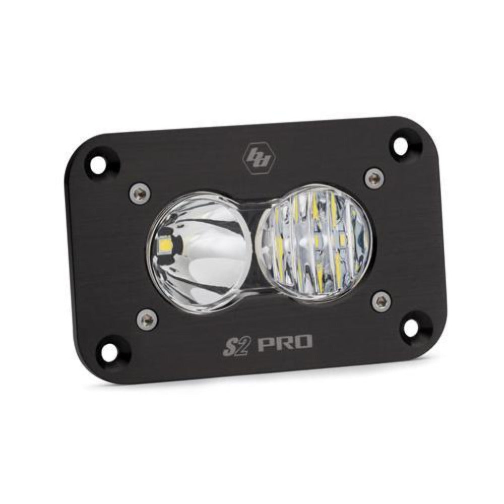 S2 Pro Flush Mount LED Light Lighting Baja Designs Clear Driving/Combo Display 