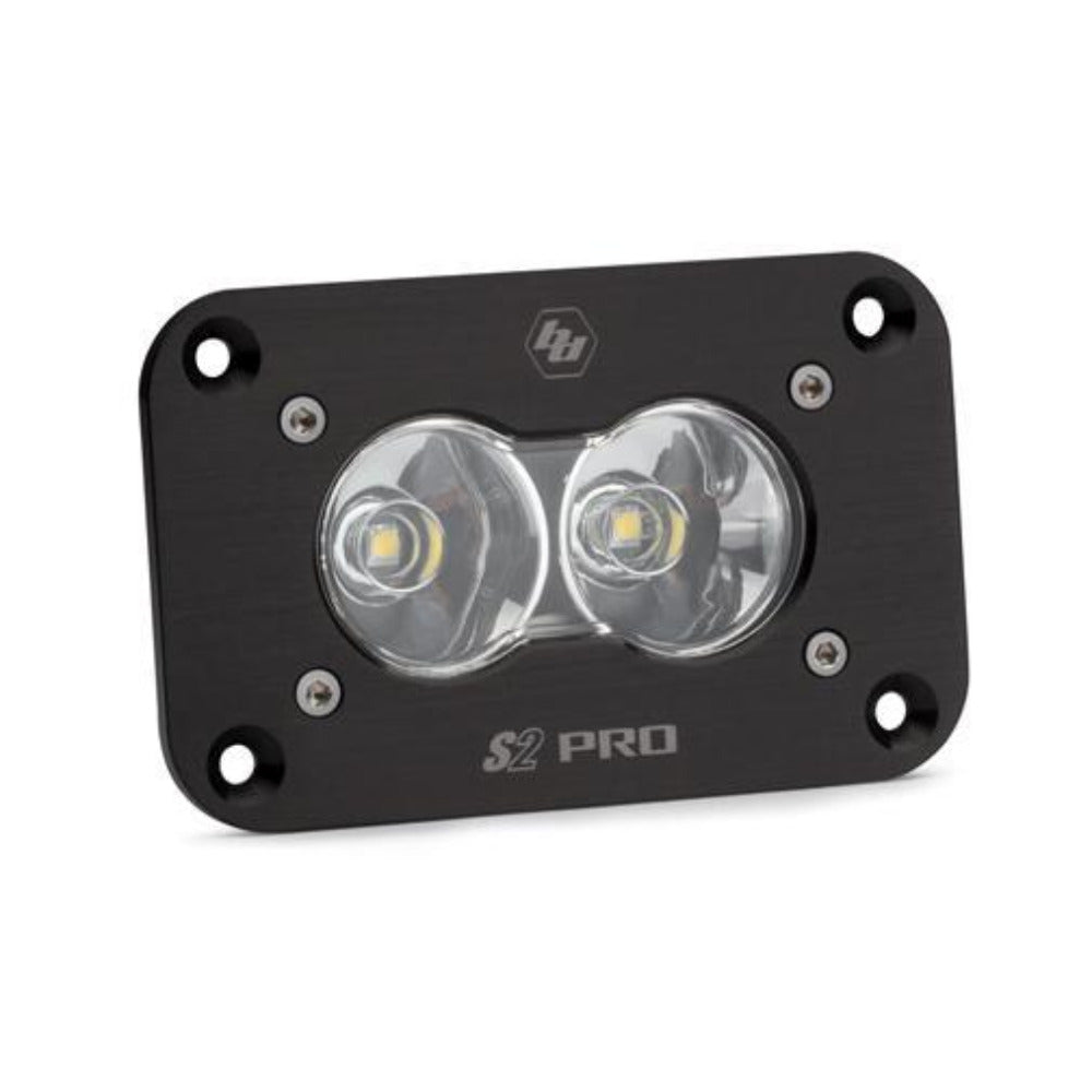 S2 Pro Flush Mount LED Light Lighting Baja Designs Clear Spot Display 