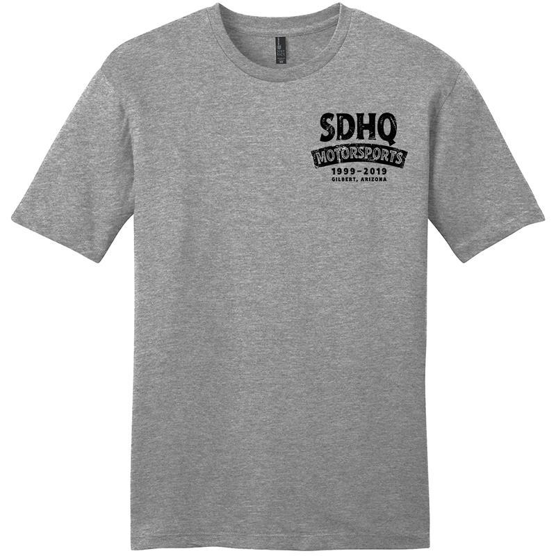 SDHQ Motorsports 20 Year Anniversary Grey Men's T-Shirt Apparel SDHQ Off Road 