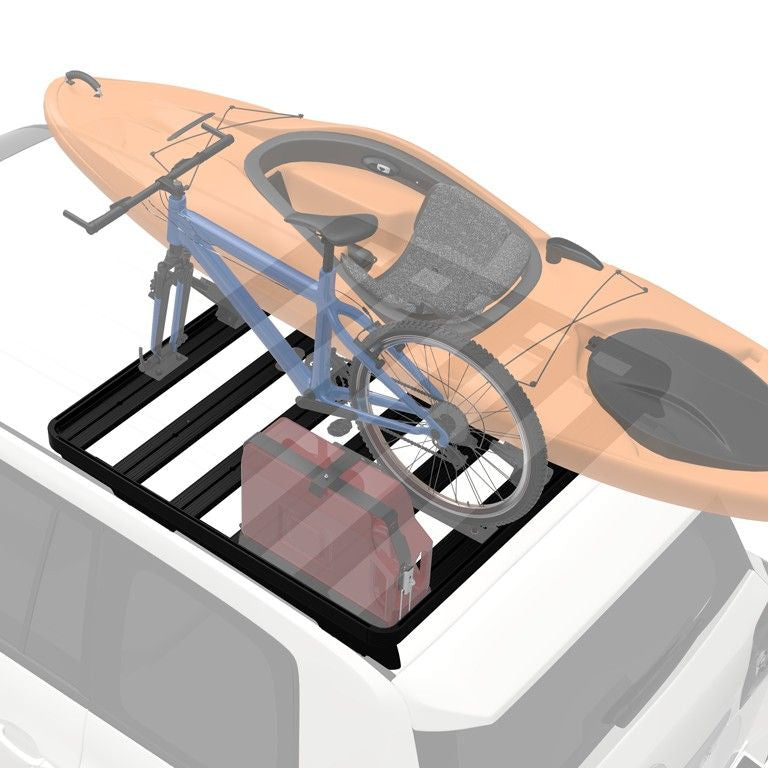 Slimline II 1/2 Roof Rack Kit-Toyota Land Cruiser 100 Series display of usage