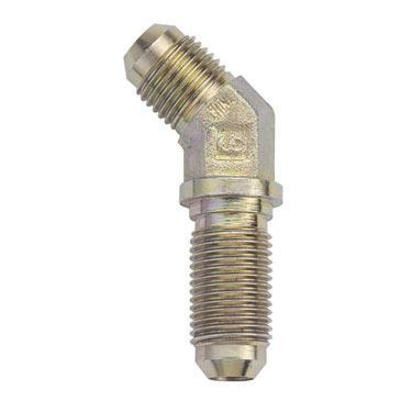 Steel 45° Angled Bulkhead-837 Fittings Fragola Performance 