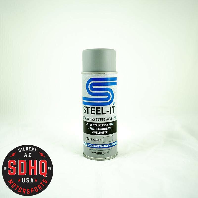 Steel-It 1002 Gray Polyurethane Aerosol (Single Can) Paint Steel It display